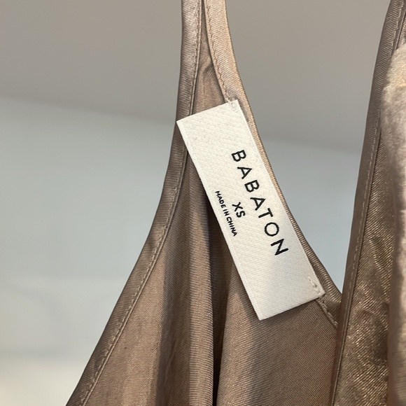 Aritzia taupe t strap slip dress - Picture 2 of 5